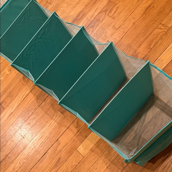 Teal Hanging Organizer for handbags/shoes/scarves/sweaters - Picture 11 of 15